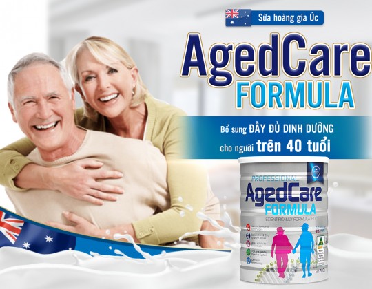 Sữa hoàng gia Úc AgedCare Formula - Dinh dưỡng đặc biệt dành cho người trên 40 tuổi