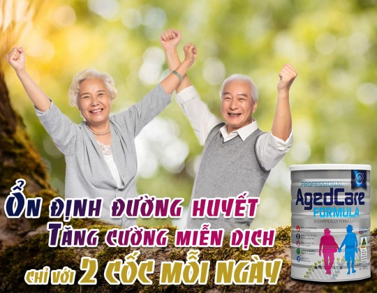 Sữa hoàng gia Úc AgedCare Formula – Nguồn dinh dưỡng đặc biệt cho người cao tuổi bị tiểu đường
