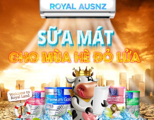 Có sữa mát hoàng gia Royal Ausnz – Không lo nóng nực mùa hè