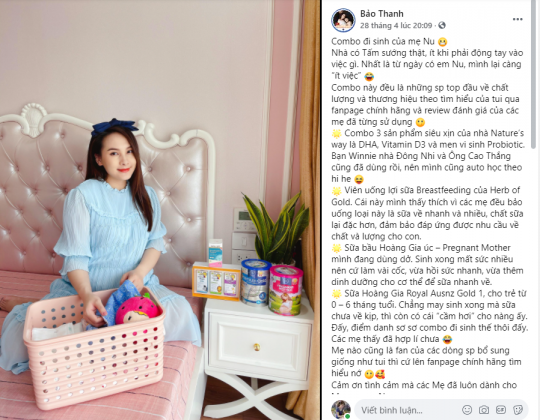 Diễn viên Bảo Thanh chia sẻ bí quyết bầu khỏe, bầu đẹp cho chị em
