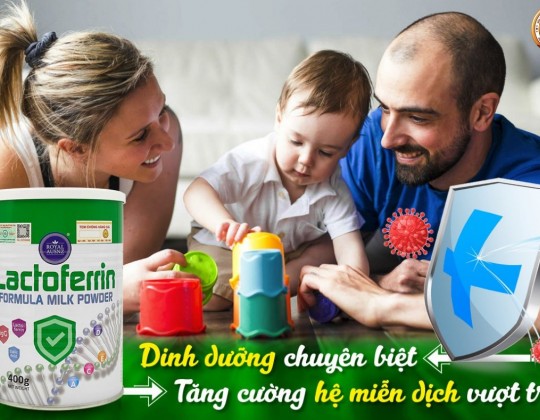 Royal Ausnz Lactoferrin - Nguồn dinh dưỡng chuyên biệt cho hệ miễn dịch cho cơ thể