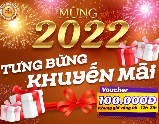 Tưng bừng khuyến mãi – Ngập tràn Voucher: Mừng năm mới 2022 tại Sữa Hoàng Gia Úc