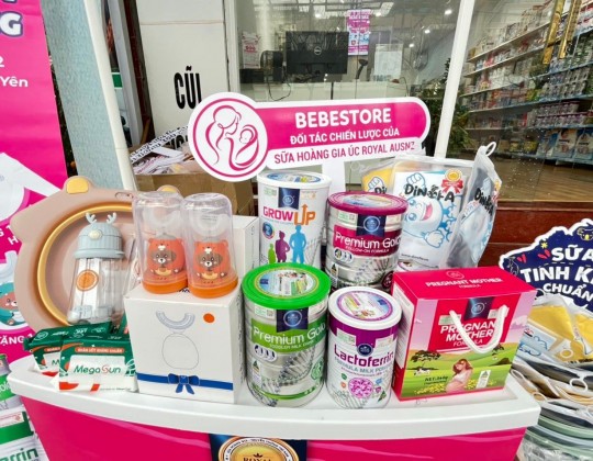 BéBé Store - Đại lý "mở bát" cho chương trình Trade And Show của Sữa Hoàng Gia Úc tại Việt Nam