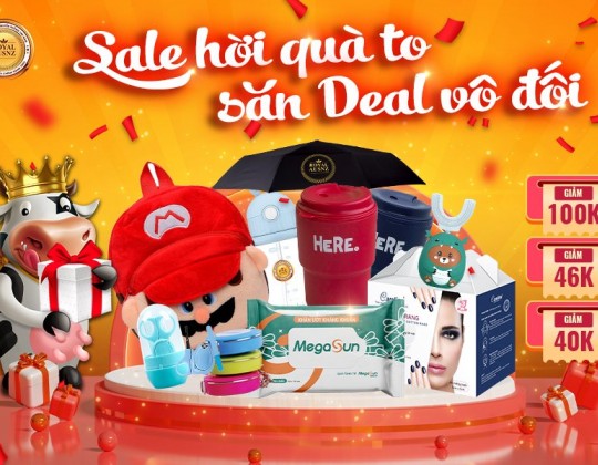 6.6 SALE hời quà to – Săn kho voucher ưu đãi khủng tại sàn Sữa Hoàng Gia Úc