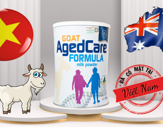 Sữa Dê Hoàng Gia Úc Goat Agedcare dành cho người trên 40 tuổi chính thức có mặt tại Việt Nam