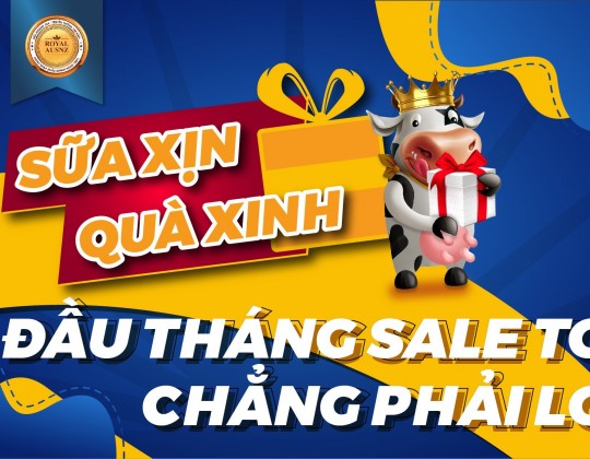 8.8 Sữa Hoàng Gia sale bất chấp – Mẹ săn hết mình