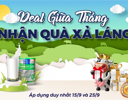 Sữa Hoàng Gia Sale giữa tháng – Nhận quà, săn sale, chốt deal xả láng