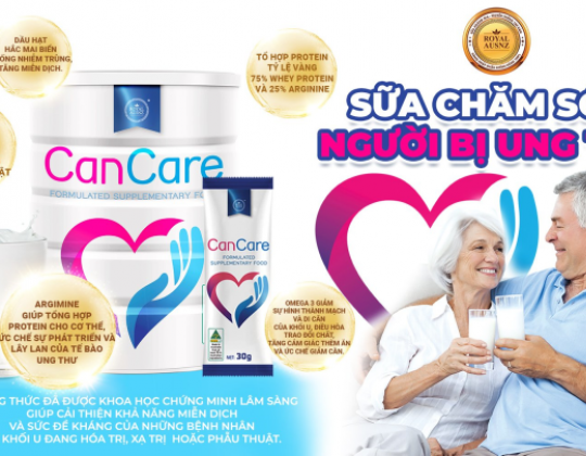 Ưu điểm nổi bật của sữa dành cho người ung thư Royal Ausnz CanCare
