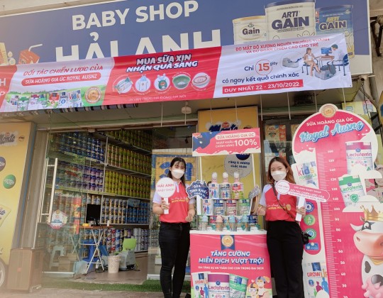 Hành trình Trade & Show lan tỏa yêu thương đã cập bến tại Baby Shop Hải Anh